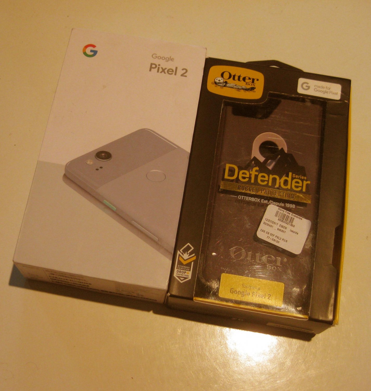 9/10 Kinda Blue Unlocked Verizon Google Pixel 2 64GB Bundle!