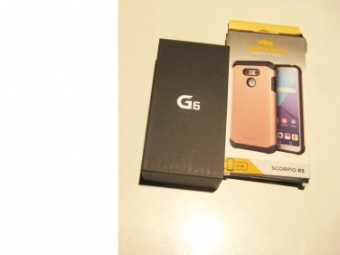9/10  Black Unlocked 32gb Verizon  LG G6 Bundle!!