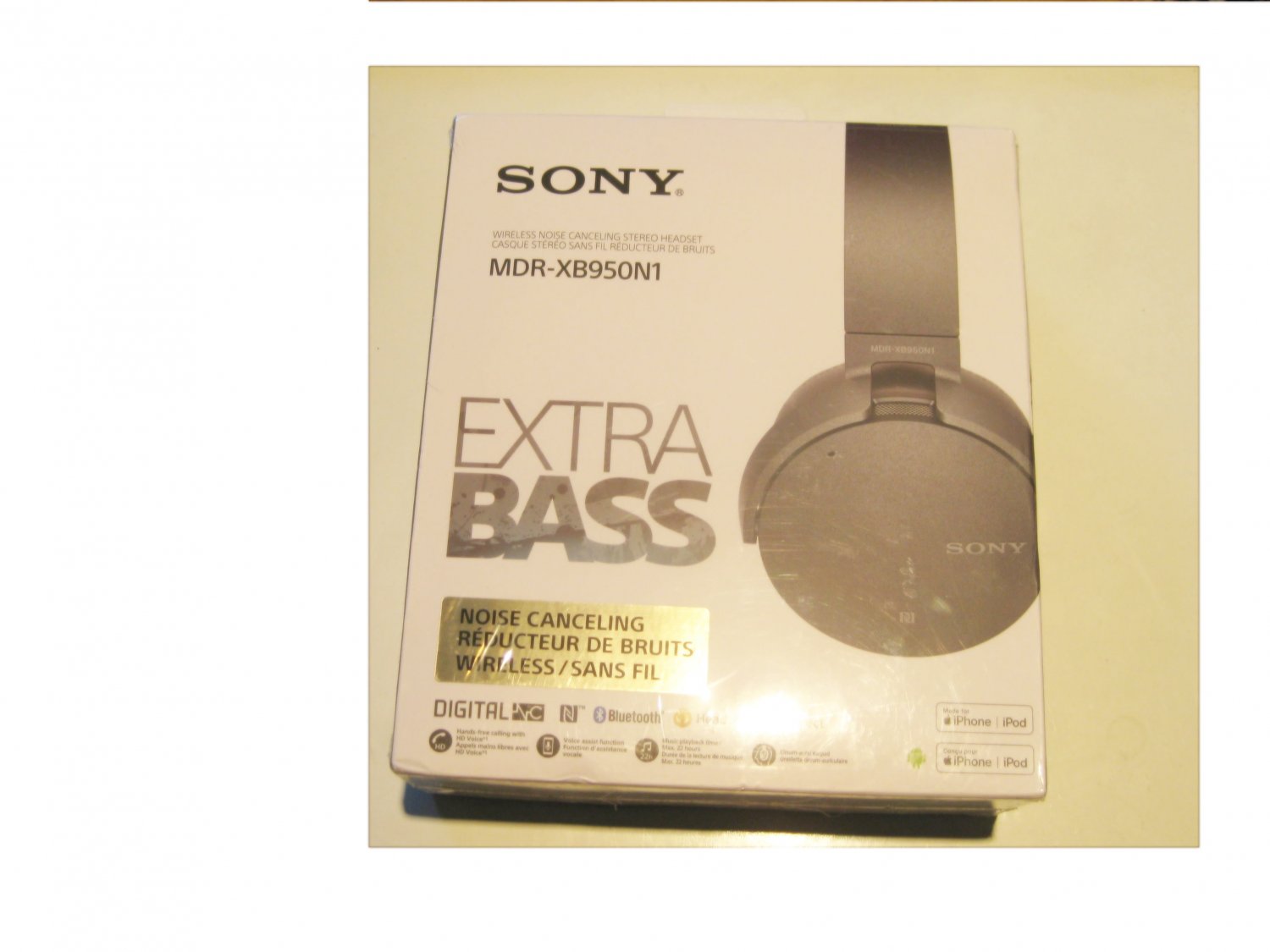 Brand New Sony XB950N1 Extra Bass Wireless Noise Canceling Headphones