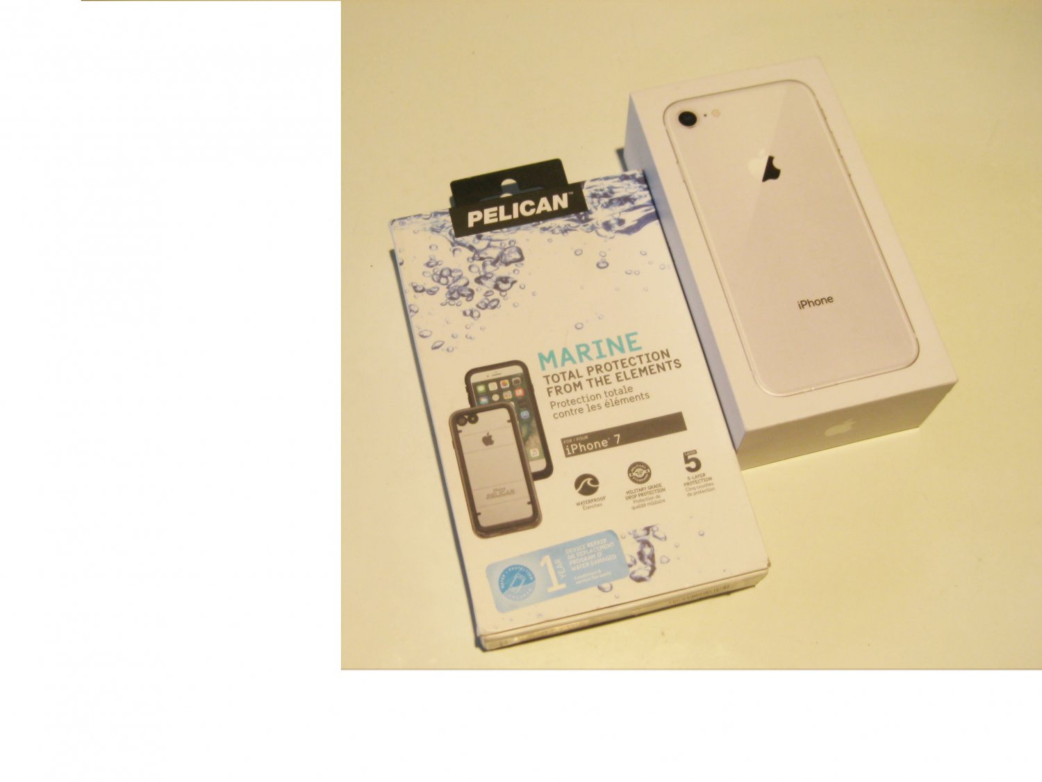 9.3/10 Excellent Silver 64gb Sprint/Tmob Iphone 8 A1863 Bundle!!