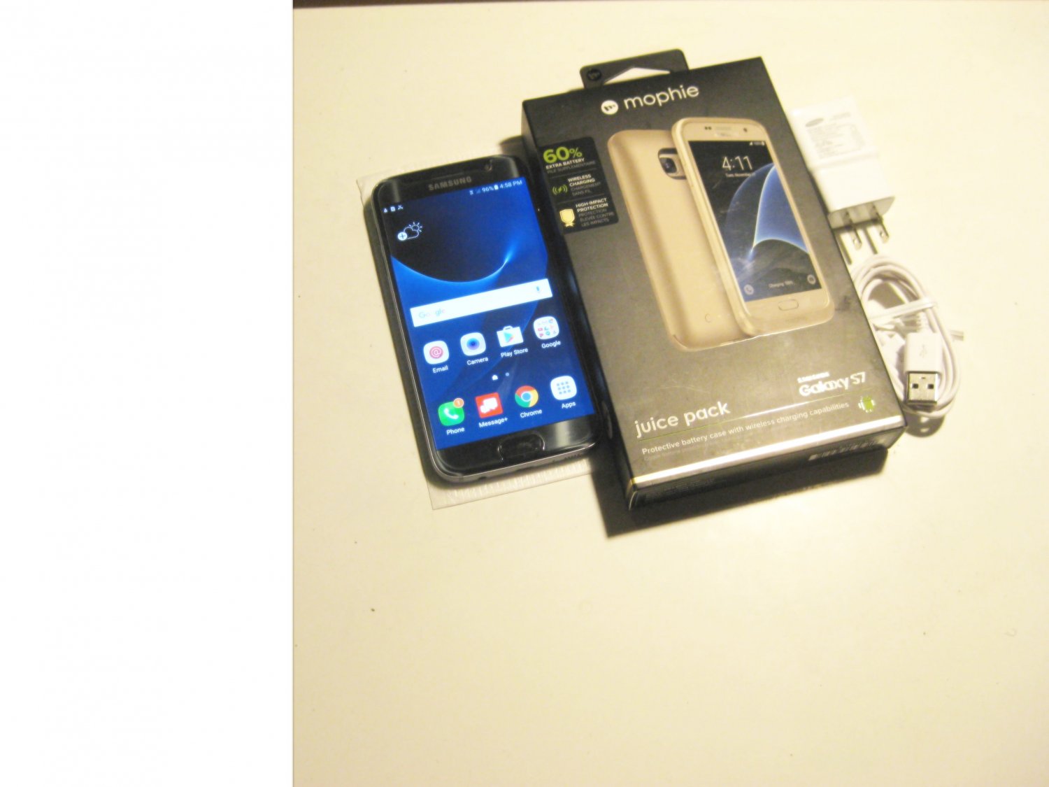 Mint 32gb Unlocked Samsung S7 Bundle!!!