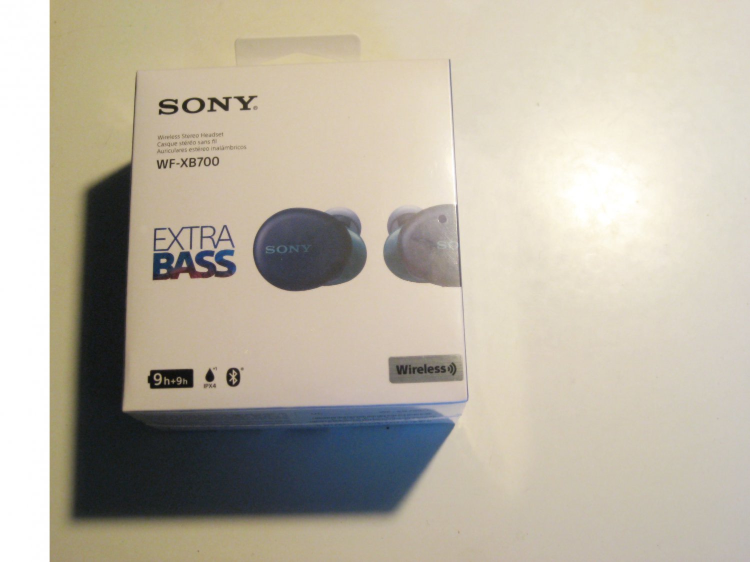 NEW!! Sony WF-XB700 Extra BassS Wireless Stereo Earbuds (BLUE)