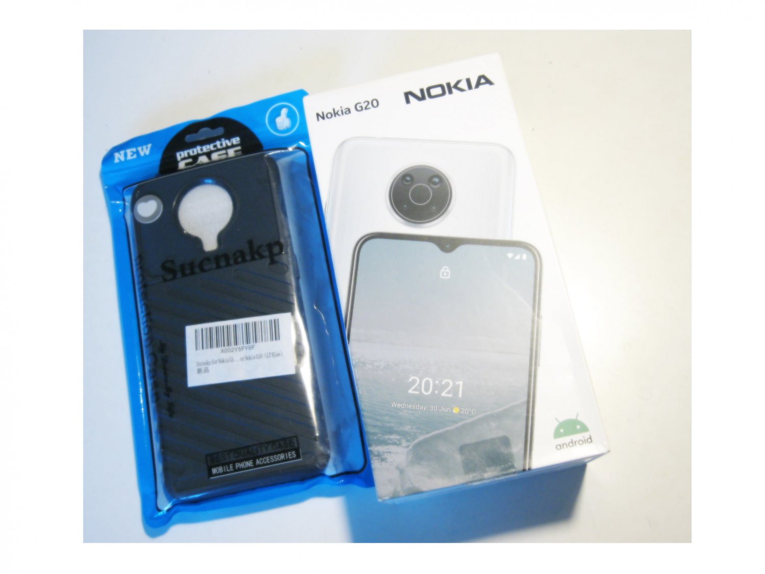 New Blue 128gb Dual-Sim  UNLOCKED NOKIA G20 TA-1343 Smartphone!