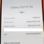 Like- New FACTORY UNLOCKED  128gb Samsung RED S20 FE 5g Deal!! WRRNTY 7/23