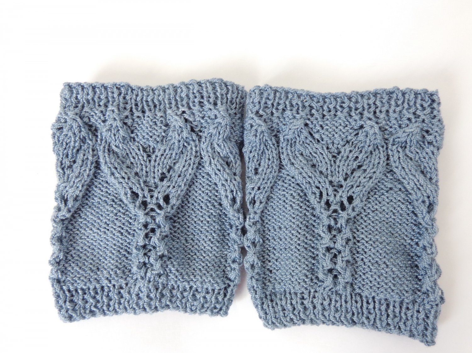 Knit Boot Cuffs Grey Hearts Boot Socks Boot Topper Leg