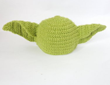 Yoda Baby Hat From Star Wars Wig Beanie For Boys Halloween / Cosplay - 3-6 months