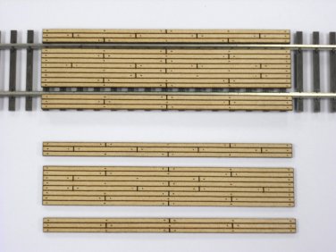 HO Scale Laser Cut Custom Double Lane Crossing ~ 2 Pack