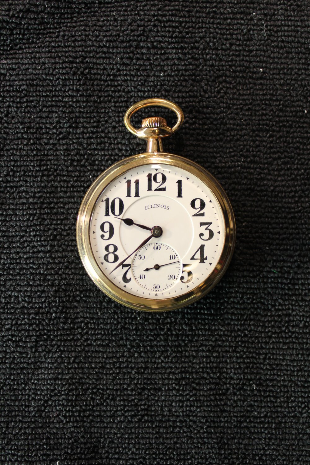 sold Illinois Bunn Special Railroad Grade 1920 pocket watch 21