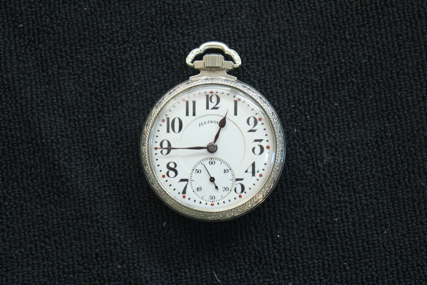 Illinois Watch Co. 21 jewel, 16 size, 1925 “Bunn Special” 60H Pocket