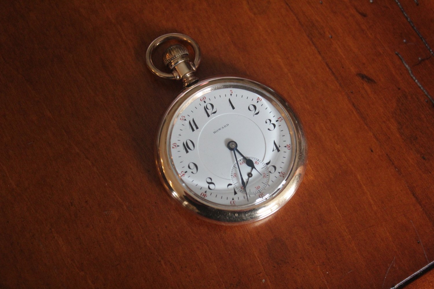 Howard series 10 21 jewel pocket watch