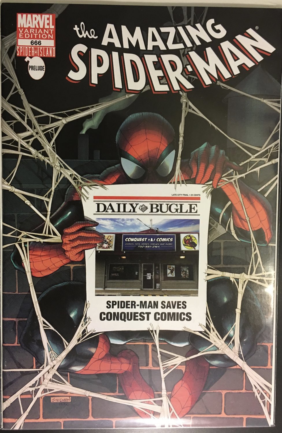 The Amazing Spider man 666 Conquest Comics Variant Edition