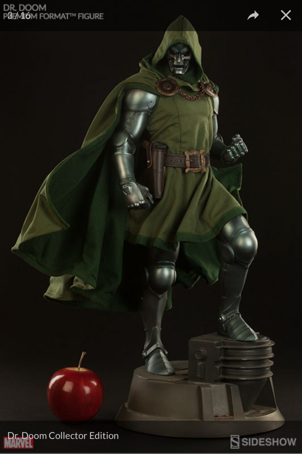 dr doom on throne sideshow