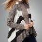 Style&co. Sweater, Long Sleeve Multi Knit Button Cardigan M-Peach