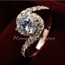 Pretty Rose Gold Plated Women Ring