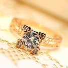 Romatic Rose Gold Plated Women Ring