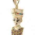 3D Egyptian Nefertiti Pendant for Women AND Men - hip hop urban style Nefertiti