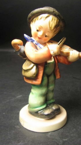 Goebel Hummel # 4 " Little Fiddler " Figurine