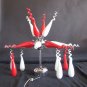 IKA Sputnik Chrome & Murano Glass Chandelier - 8 Lights