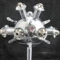 IKA Sputnik Chrome & Murano Glass Chandelier - 8 Lights