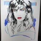 Dennis Mukai Serigraph "Blue Eyes" 1995 Virtu Years *Signed* *Certified* RARE