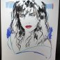 Dennis Mukai Serigraph "Blue Eyes" 1995 Virtu Years *Signed* *Certified* RARE