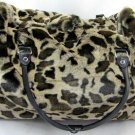 Awesome Faux Leopard Duffel Bag Handmade One of A Kind Plush Soft!