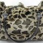 Awesome Faux Leopard Duffel Bag Handmade One of A Kind Plush Soft!