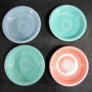 Contemporary Fiestaware - 4 Medium Bowls in Turquoise, Periwinkle and Rose