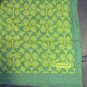 Coach Scarf Classic Signature Green Silk/Cotton New Without Tags