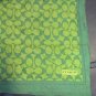 Coach Scarf Classic Signature Green Silk/Cotton New Without Tags