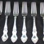 Antique Watson Sterling Silver Flatware Meadow Rose 71pcs Naken Silverware Chest