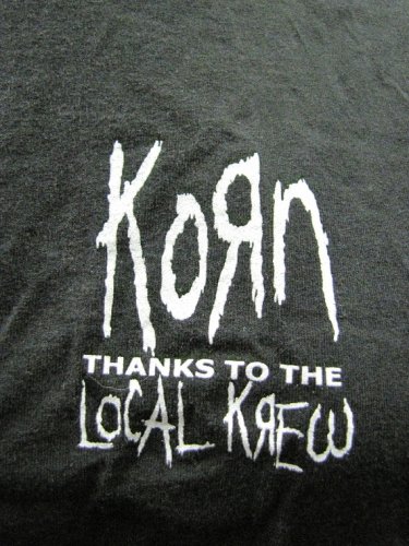 Rare Local Crew T-Shirts - Korn, Motley Crue and Godsmack