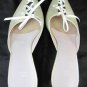 Vera Wang White Satin Corset Mules SZ EURO 37 US 6.5-7  Bridal Wedding Heels