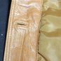 NWT Superior New York Cognac Tan Leather Button Down Jacket - Women's Size M