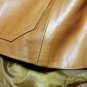 NWT Superior New York Cognac Tan Leather Button Down Jacket - Women's Size M
