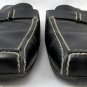 Black Chanel Leather Flat Slides Slipper Square Toe SZ  EU38.5/US8