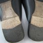Black Chanel Leather Flat Slides Slipper Square Toe SZ EU38.5/US8