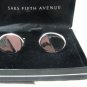 Saks Fifth Avenue Cuff Links Sterling Silver