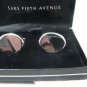 Saks Fifth Avenue Cuff Links Sterling Silver