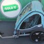 InStep Take 2 Double Bicycle Trailer w/ 2-in-1 Canopy Trailer Coupler Attachment