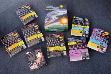 Playmates Star Trek Collectors Figures with Collectors Case