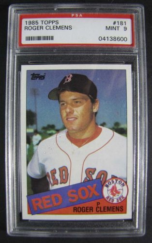 1985 Roger Clemens Topps #181 PSA Graded 9