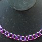 Swarovski Crystal Necklace Choker Earring Set Bridal or Prom Handmade