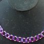 Swarovski Crystal Necklace Choker Earring Set Bridal or Prom Handmade