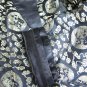 Vintage Dynasty Black and Gold Dragon and Cloud Kimono Robe