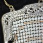 Vintage Whiting and Davis Painted Enamel Mesh Purse