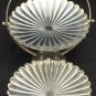 Vintage Silver Plated 3 Tier Folding Clamshell Candy Dish Serving Tray