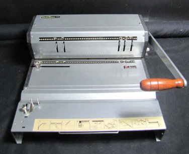 Akiles Coilmac Manual 4:1 pitch Oval Hole Spiral Coil Binding Machine