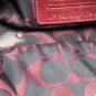 Coach Burgundy # H05S-8A64 Clutch/Handbag/Purse
