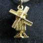4 Beautiful Antique Gold Filled Charm Bracelts